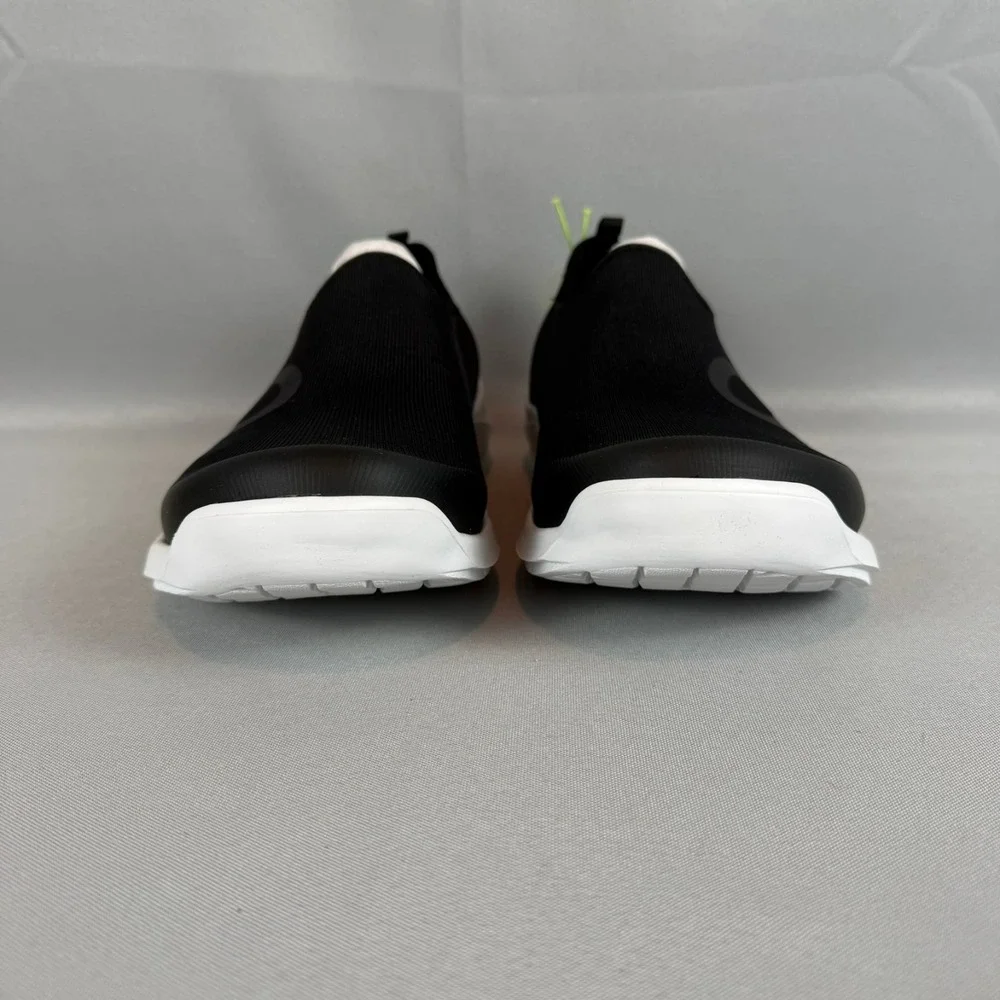 Oofos OOmg Sport Recovery Sneakers Mens 16 Black White Slip-On Light New NIB
